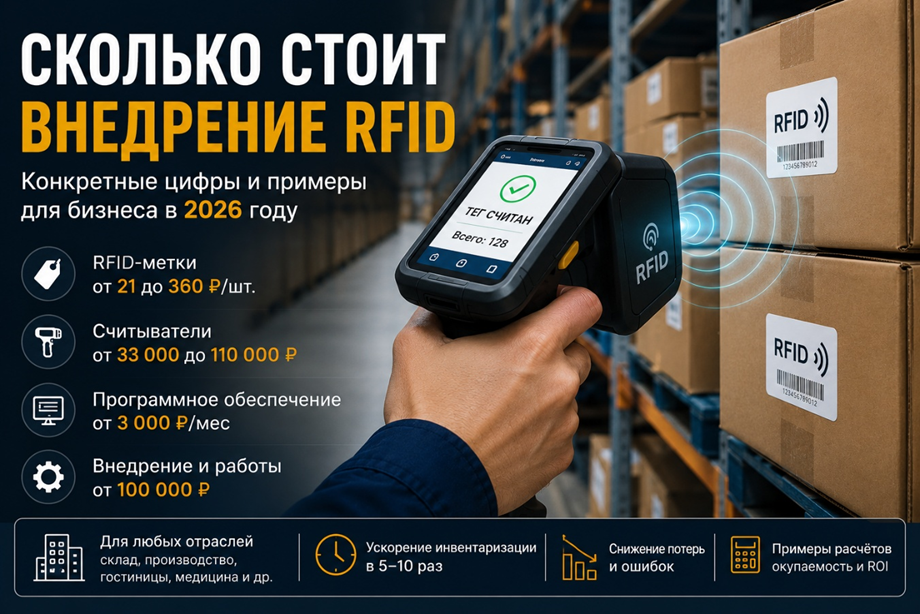 Сколько стоит внедрение RFID: конкретные цифры без маркетинговой воды