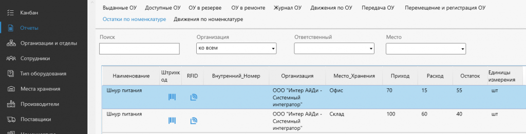 Контроль перемещения автомобиля